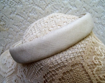 Ivory headband linen
