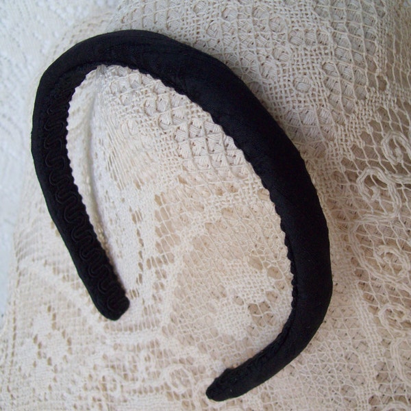 black silk hairband