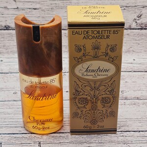 Vintage Sandrine Eau De Toilette 85 Atomiseur By Parfums Perfume Cheramy Paris 60g 2oz apx 75 percent full