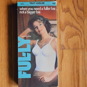 VIntage NEW Exquisite Form Fully Longline Bra 42D  Full Length Comfort Support