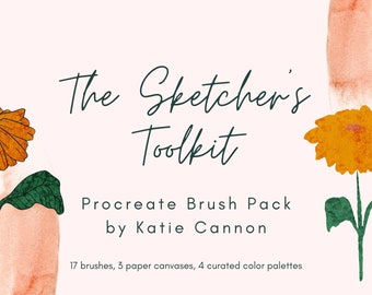 Il set di pennelli Procreate del toolkit di Sketcher