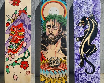 Custom Hand Painted Skate Decks