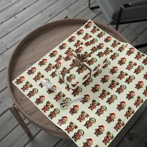 Teddy bear Wrapping Paper christmas gift present wrap gift paper with teddy bears