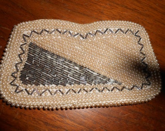 1940s Beaded Clutch with Pearls