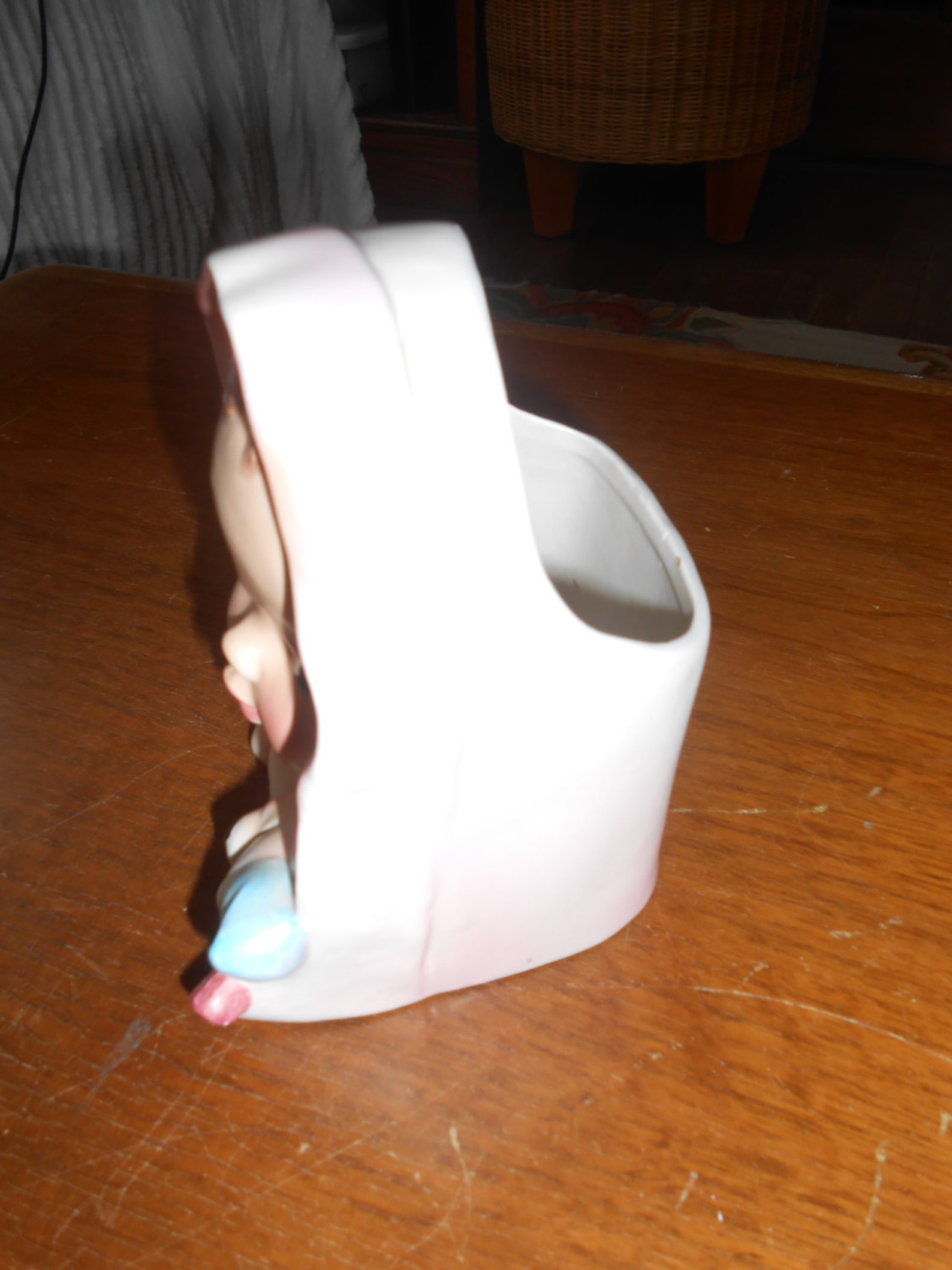 Adorable Vintage Baby Head Vase Ceramic Planter Etsy