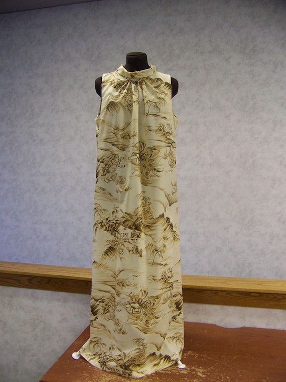 Vintage tropical dress
