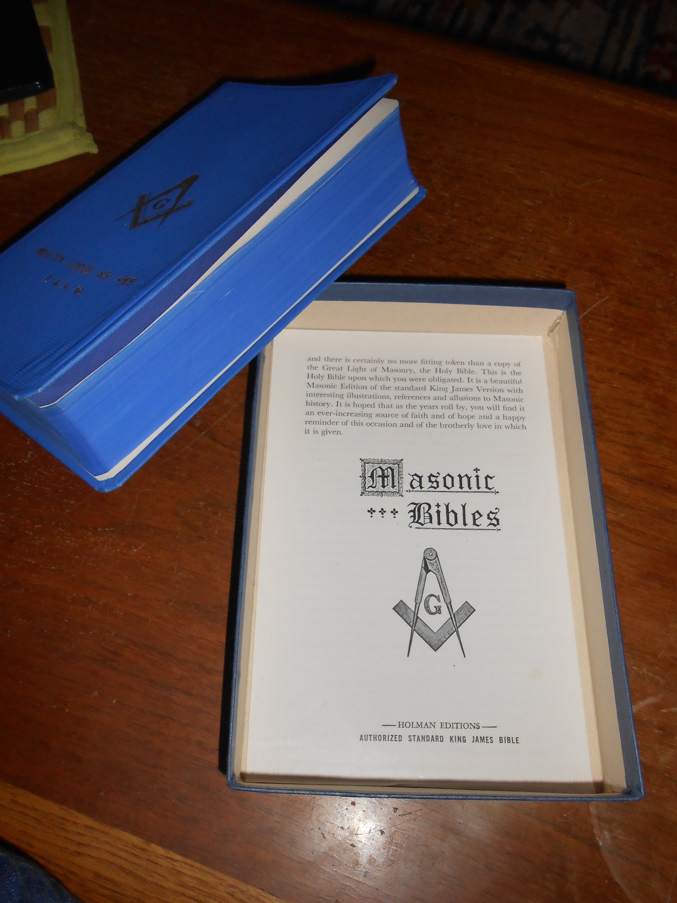Masonic Edition Holy Bible for sale Only 2 left at 60