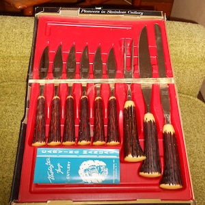Vintage Washington forge Carving and Steak set, Never used