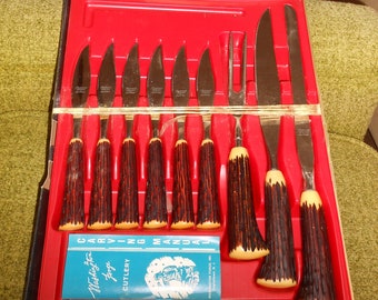 Vintage Washington forge Carving and Steak set, Never used