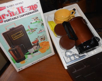 Vintage travel coffee maker