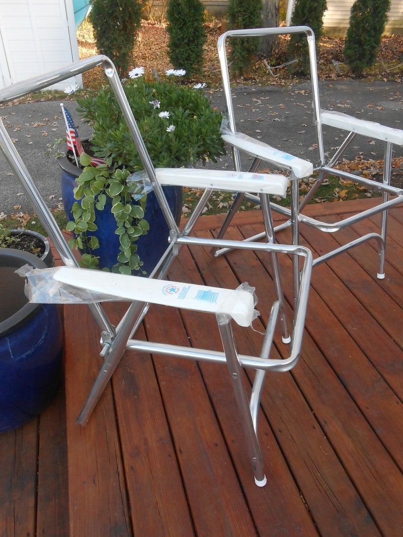 Vintage Frames for Macrame Lawn Chairs NOS Bright and Shiny Etsy