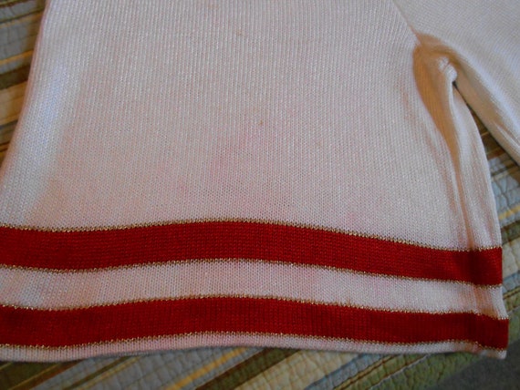 Vintage 80s knit sweater shorts, Nautical shorts,… - image 5