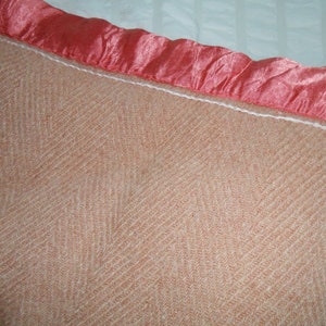 Vintage Herringbone Wool blanket, Vintage wool Blanket - Picnic Rug - Throw - Picnic Blanket -Wool Rug