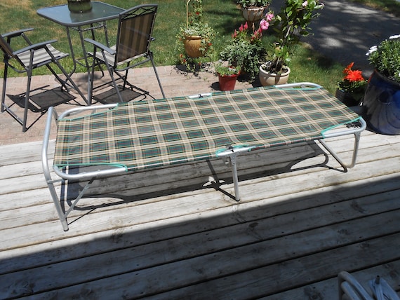 aluminum camping cot
