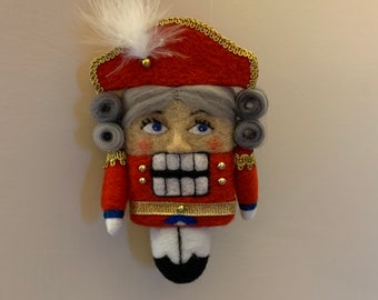くるみ割り人形、ニードルフェルトくるみ割り人形、クリスマスツリーの