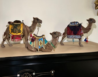 Needle felted camel, Camel, wool felt sculpture, wool nativity camel, needle felted animal, Nativity scene