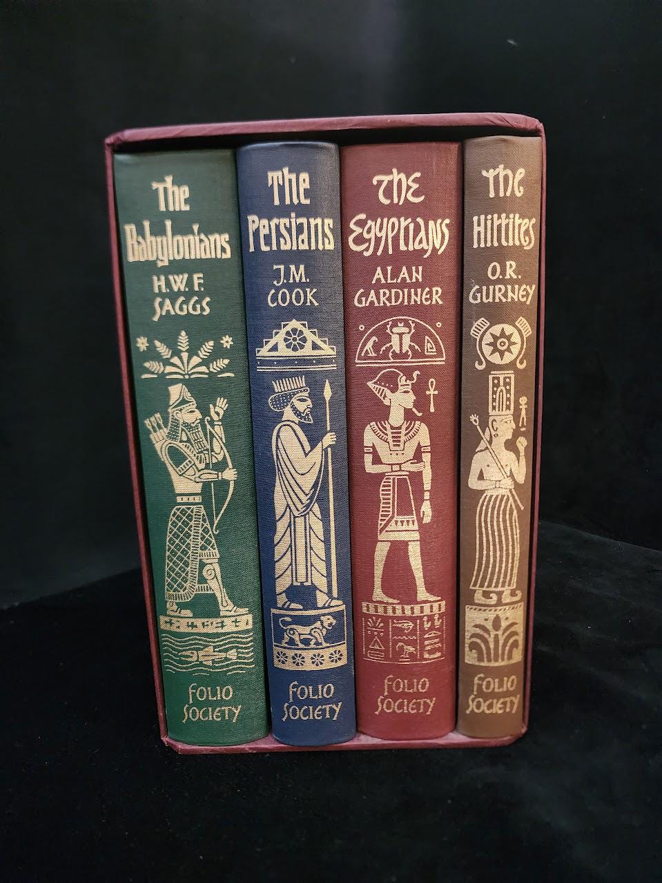 Vintage 4 Volume Folio Society Set in Slipcover - the Empires of