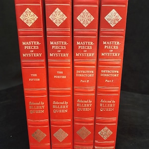 Ellery Queen Mystery/Detective Antologies : Lot de quatre livres