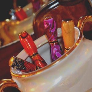 Bolígrafo perfumador portátil vintage para llevar