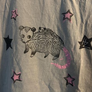 Linoprint Cool Opossum Tank Top