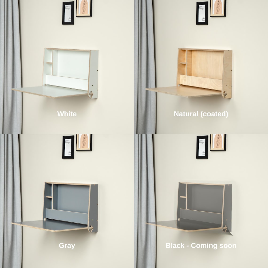 Wall Mounted Murphy Desk - Etsy