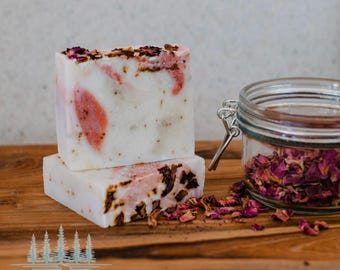 Natural Tallow Soap: Rose and Ginger, Hand Crafted