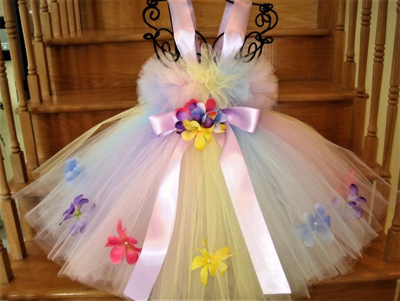 rainbow colour dress for baby girl