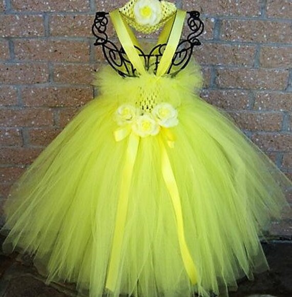 Lemon Yellow Tutu Yellow Tutu Dress Birthday Tutu Dress Etsy