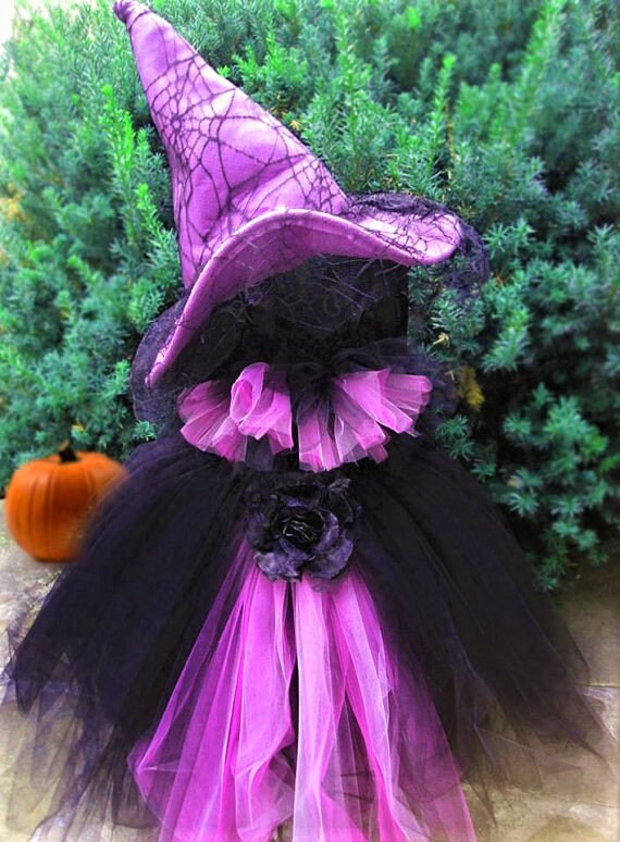SCARY WITCH COSTUME Black Tutu Dress Halloween Costume Etsy