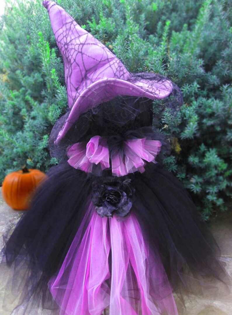 SCARY WITCH COSTUME Black Tutu Dress Halloween Costume Etsy