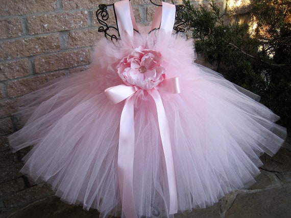 pink princess baptism dresses
