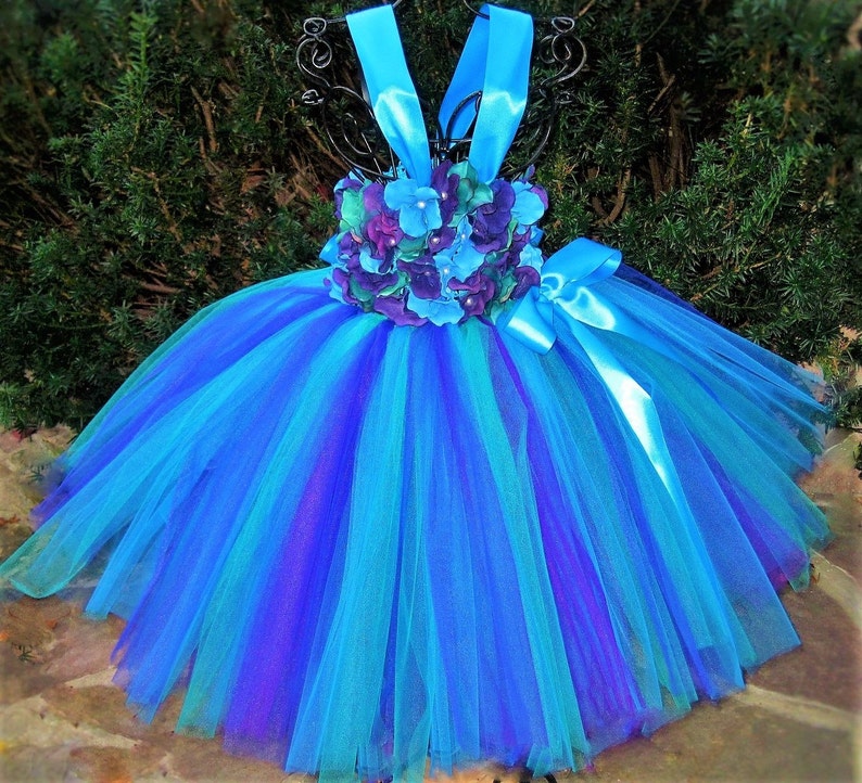 teal tutu dress