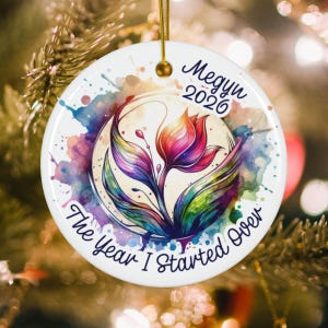 Starting Over Ornament, Custom New Beginnings Ornament, Cancer Survivor, New Chapter, Encouragement, New Job Christmas Ornament 2026