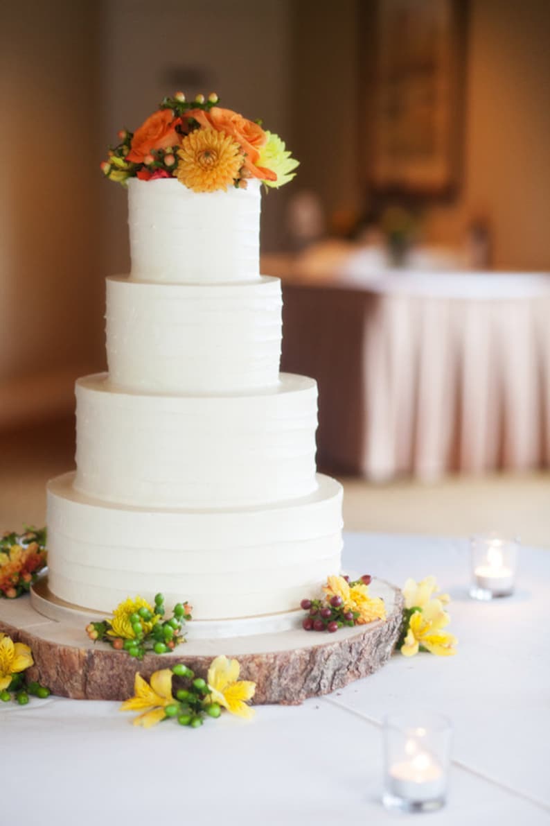 14 Rustic Wood Tree Slice Wedding Cake Base Or Cupcake Stand For Your Event And Party Even A Newborn Photo Prop