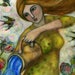 Kimberly A reviewed Celtic Goddess of Healing Sulis art on canvas- Goddess of the Healing waters-  Healing Altar Art - Pagan Goddess Art - Sacred Feminine Altar