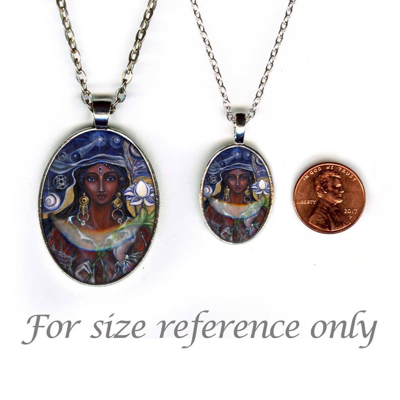 Maria Magdalena, Mary Magdalene Pendant Courage and Compassion, Goddess Jewelry Inspirational Gift Spiritual Gift women jewelry image 4