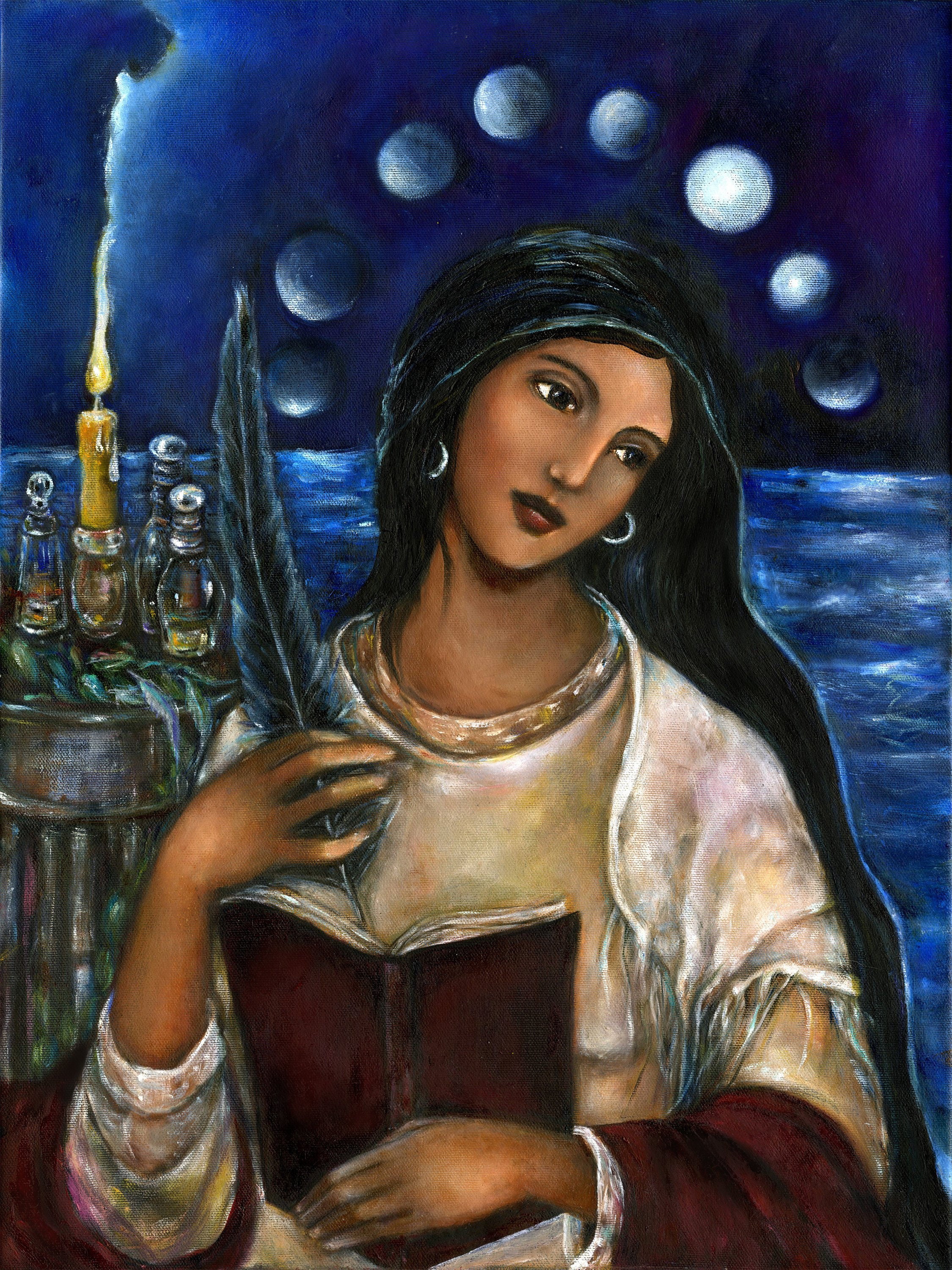 Maria Magdalena Kunst auf Leinwand, Maria Magdalena, La Magda, Maria  Magdalena Altar Dekor, spirituelle Malerei, Heilige Mütter und Göttinnen -  Etsy Österreich