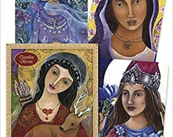 Goddess Oracle Deck, Goddess Divination, Divine Feminine Oracle, Sacred Mothers and Goddesses Oracle Deck, Divination Oracle Deck for Healer