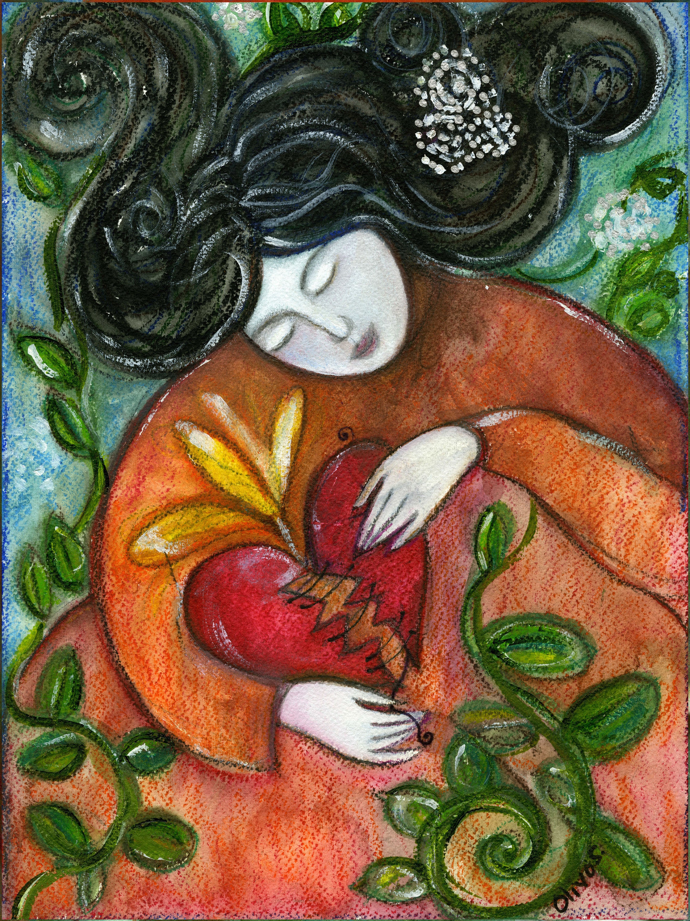 Mending a Broken Heart Art Print: Healing Sympathy Gift - Etsy