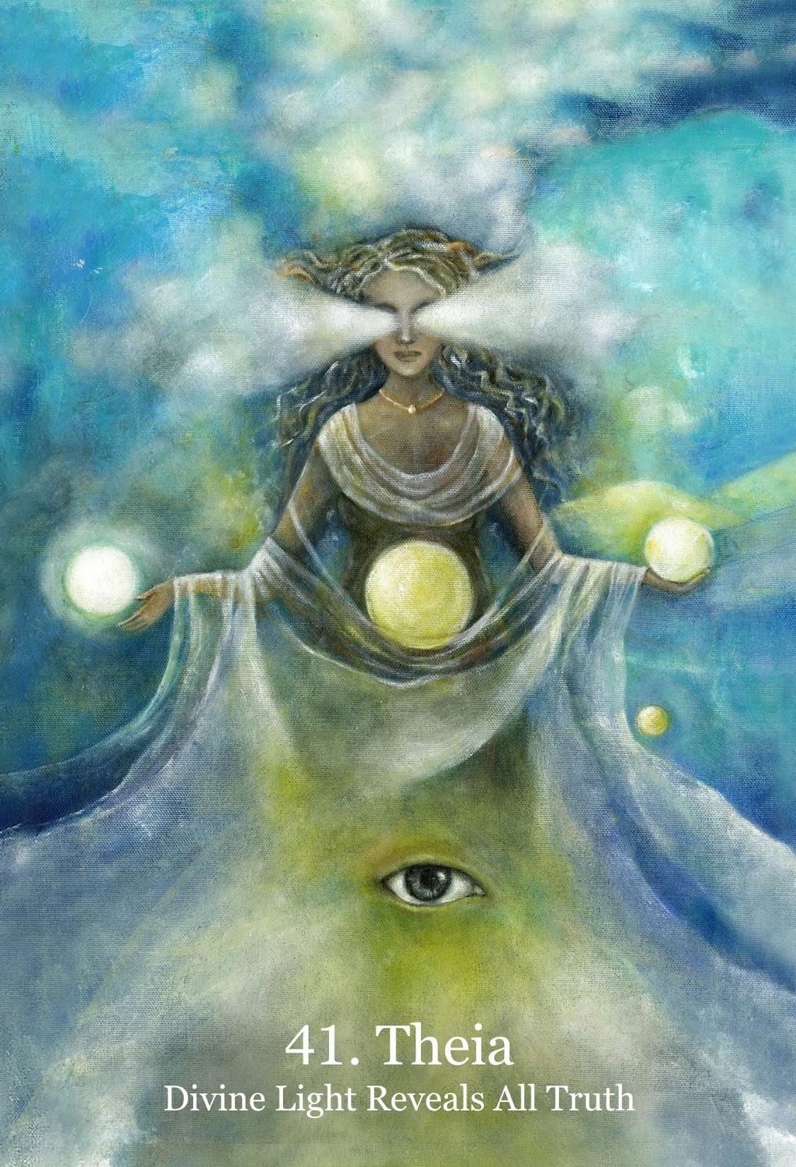 Sacred Powers Goddesses Oracle Deck 41 Cards Guidebook Limited