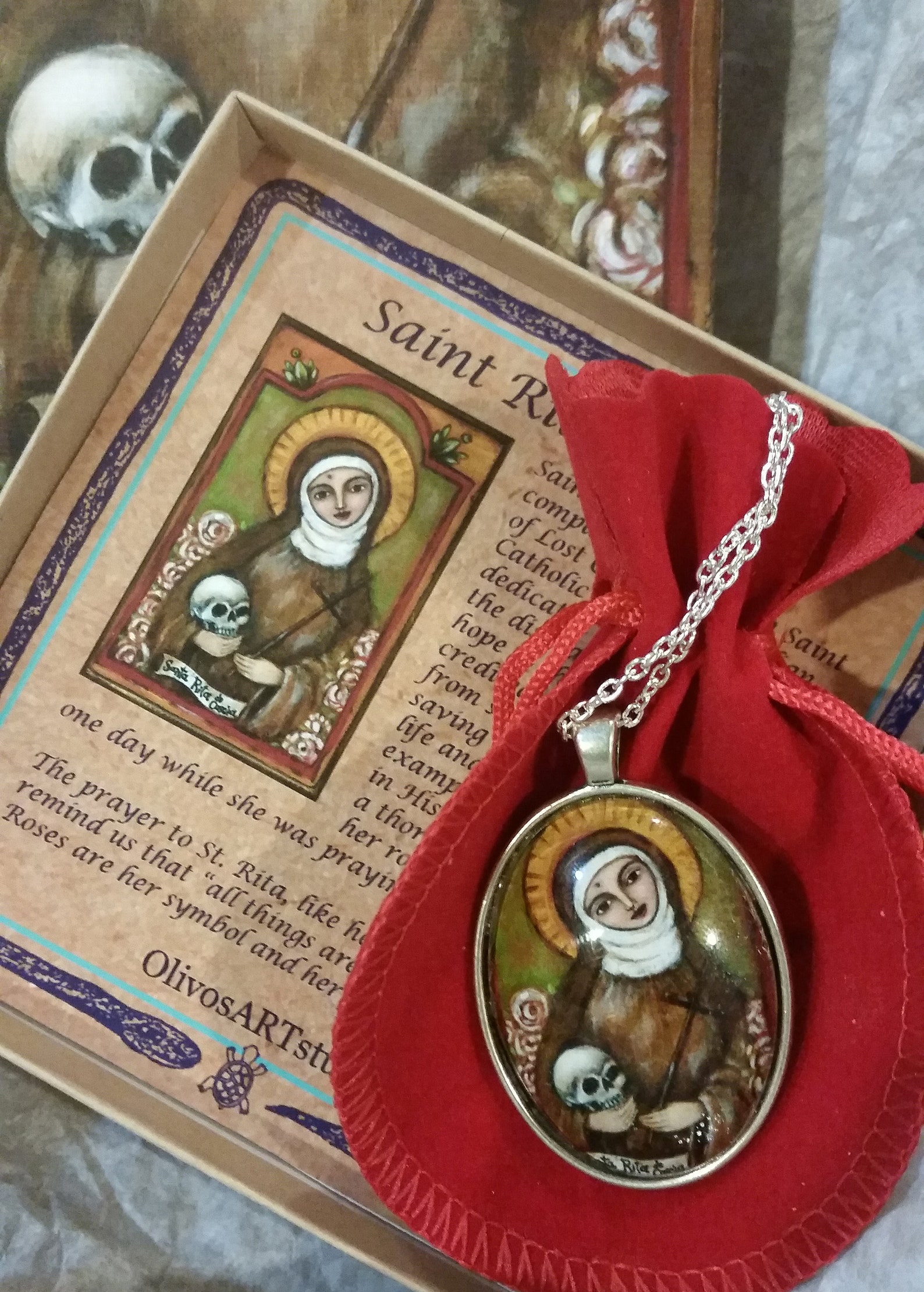 Patron Saint of Lost Causes Santa Rita De Cascia Santo Art on Etsy