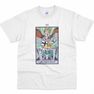 審判のタロットカードTシャツ、ヴィンテージの大アルカナ、神秘的なオカルト、ボヘミアンスピリチュアルギフト - 高画質プリントTシャツ、プレミアムユニセックスクルーネック
