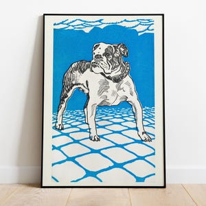 Edward Penfield, Bulldog, 1906 - Dipinto, decorazione per la casa, poster di alta qualità - carta semilucida premium