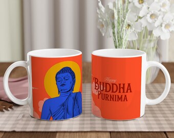 Buddha Mug - Modern Buddhist Art - Spiritual Gift