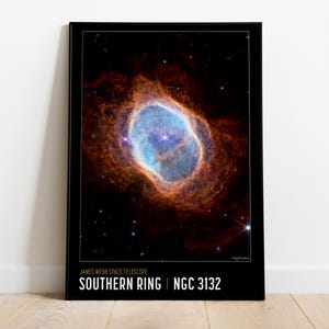 James Webb della NASA, Telescopio Spaziale, Anello Meridionale, Poster ad Alta Definizione, Carta Semi-Lucida Premium