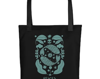 Aries Zodiac Tote Bag, Horoscope Ram Constellation, Astrology Gift Eco Bag