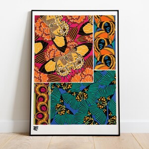 Art Nouveau Butterflies, Nature’s Beauty, Emile-Alain Séguy, High Quality Poster, Premium Semi-Glossy Paper