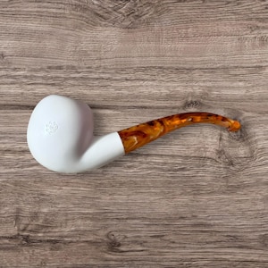 Handmade Block Apple Meerschaum Pipe