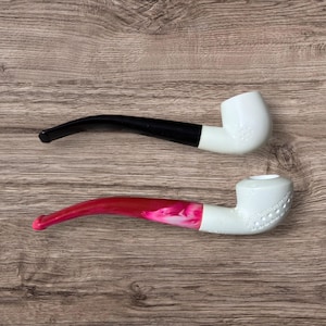 2 pipes for one price Handmade Block Meerschaum Pipe
