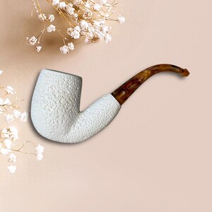 Handmade Block Meerschaum Pipe Rustic